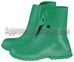 Biological and chemical heavy duty overboots