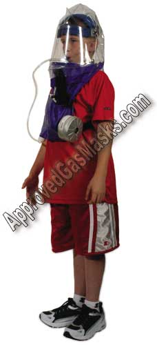 Child Childrens gas mask hood