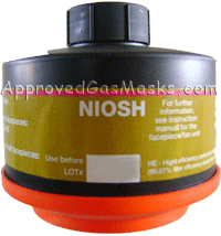 DP (Domestic Preparedness) Multi-Gas/P100 'NBC' Filter Canister