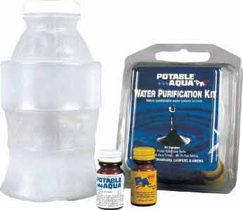 Potable Aqua water purification tablets