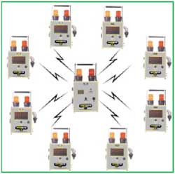 SafeTOX and SafeVOC detectors communicate to the alarms via wireless network