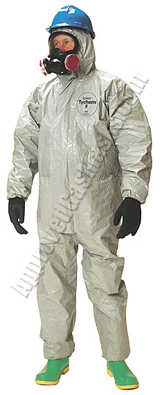 Tyvek ProTech Type F Protective Chemical Suit - Coveralls with boots and hood Pro-Tech Type-F